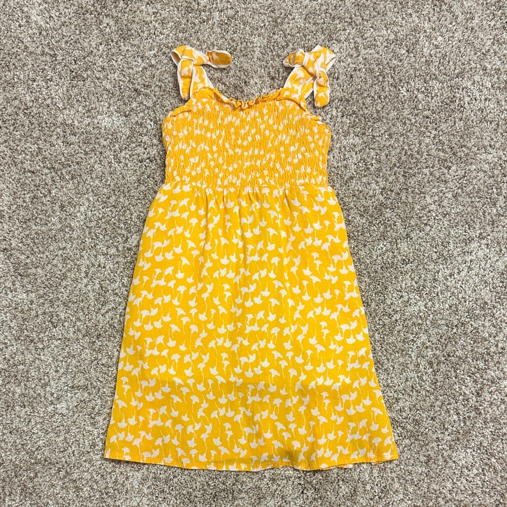 NWOT - Diane Von Furstenberg by Target Yellow Floral Kids Dress
